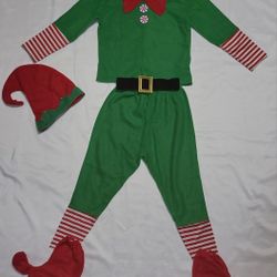 Boy Christmas Elf Costume