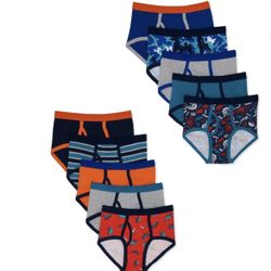 Wonder Nation Boys Underwear, Briefs, 10-Pack, Size Large (10-12)   (X)