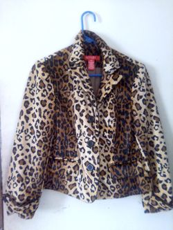 A-Line Women's Jones New York Animal print Blazer Jacket Size 10P