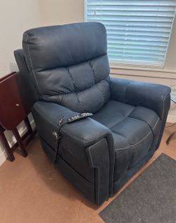 Leather viva lift radiance power recliner