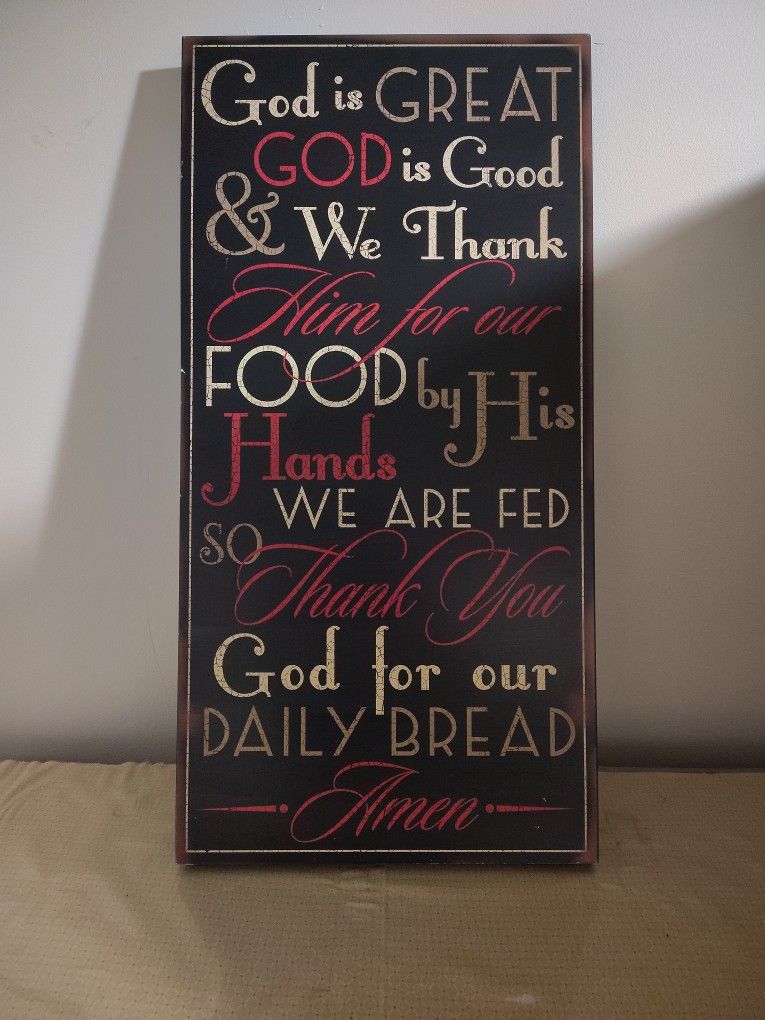 Blessing Wooden Plaque