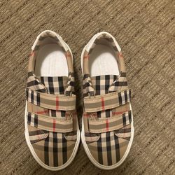 Real Authentic Burberry Kids Shoes Size 13 