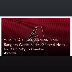 World Series Tickets Game 2 In Arizona