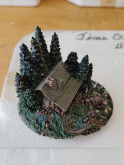 Thomas Kinkade Hawthorne Village Miniatures - Oct & Nov Set