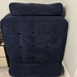 Corduroy Folding Sofa Bed, Convertible Sleeper Chair with Pillow Foldable Mattress with Back Support