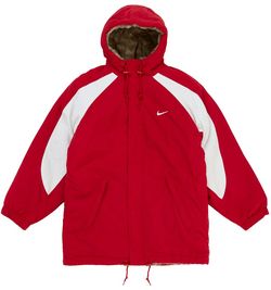 Supreme Nike Faux Fur Reversible Parka Red (FW26) – Size M