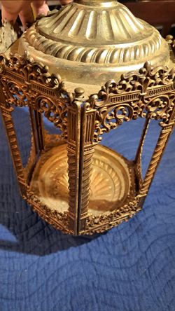Brass Hanging Lamp