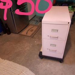 Pink Filing Cabinet 