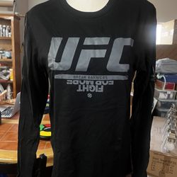 UFC Long Sleeves Size S ONLY ( Black And Red) NWT