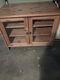 Tv stand with 3 shelves