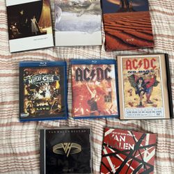 Rock ‘N’ Roll Dvds, And Cds