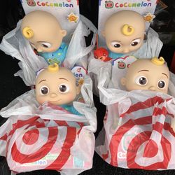 COCOMELON Roto Plush Bedtime JJ Doll