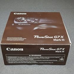 Canon PowerShot G7X Mark III Silver