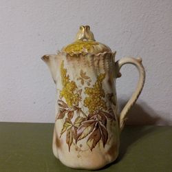 Beautiful Antique B & M China Chocolate/Coffee Pot