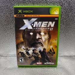 X-Men Legends II Rise Of Apocalypse Original Microsoft Xbox, TESTED & WORKING!