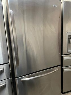 Kenmore Bottom Freezer Stainless Refrigerator Fridge

