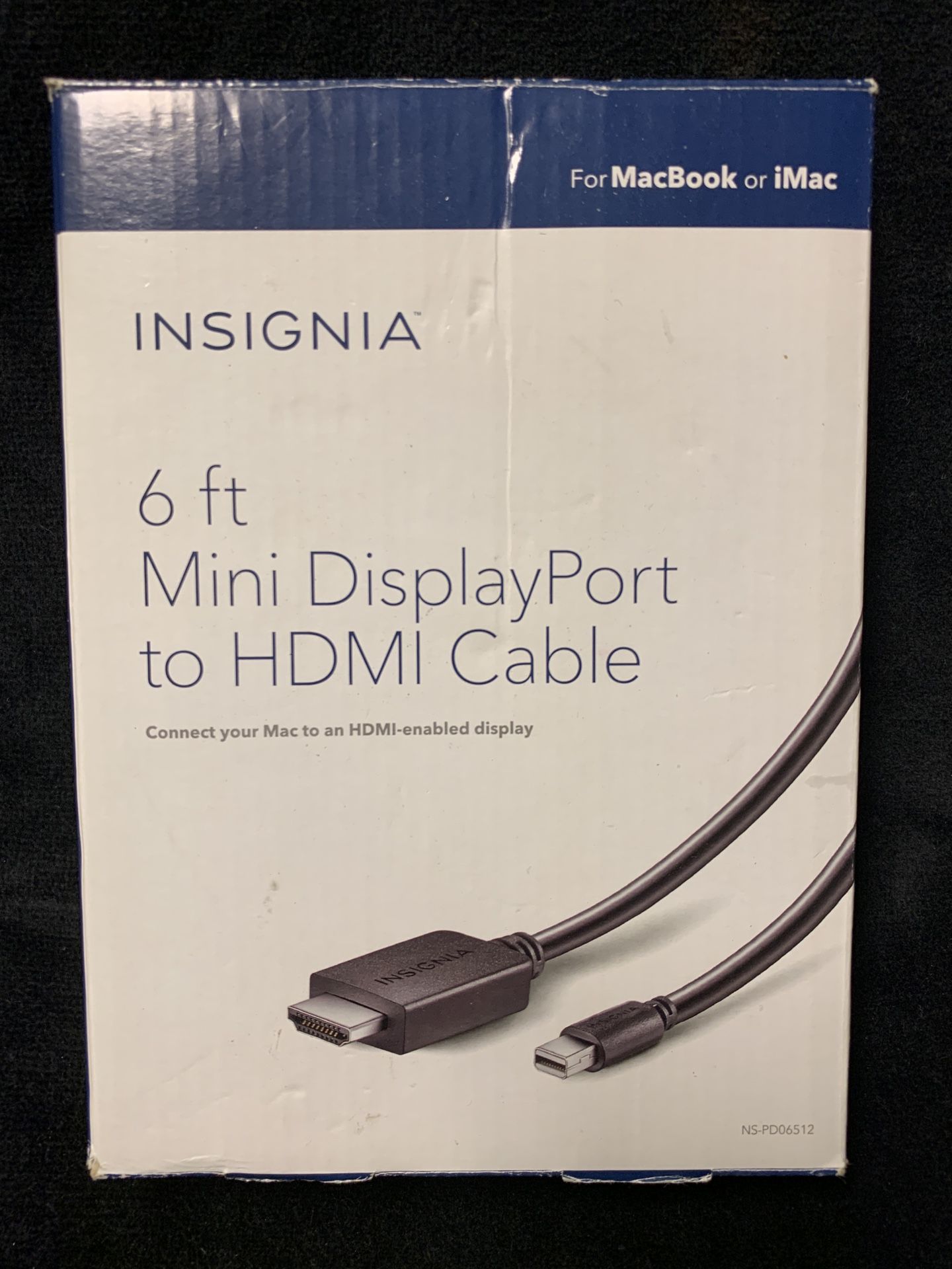 6 foot mini display port to HDMI cable
