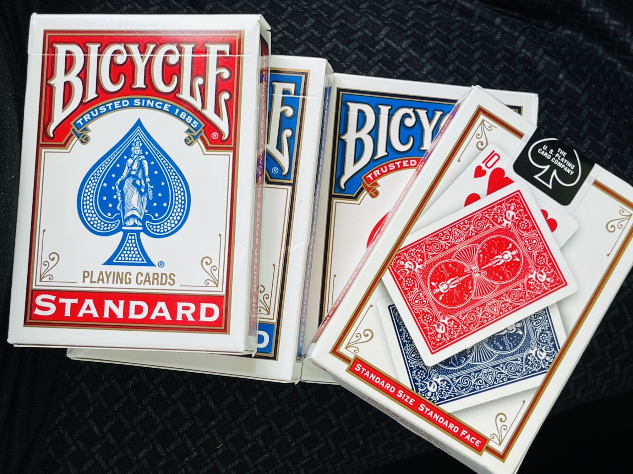 Bicycle Standard Playing Cards Set Of 4 Pack New