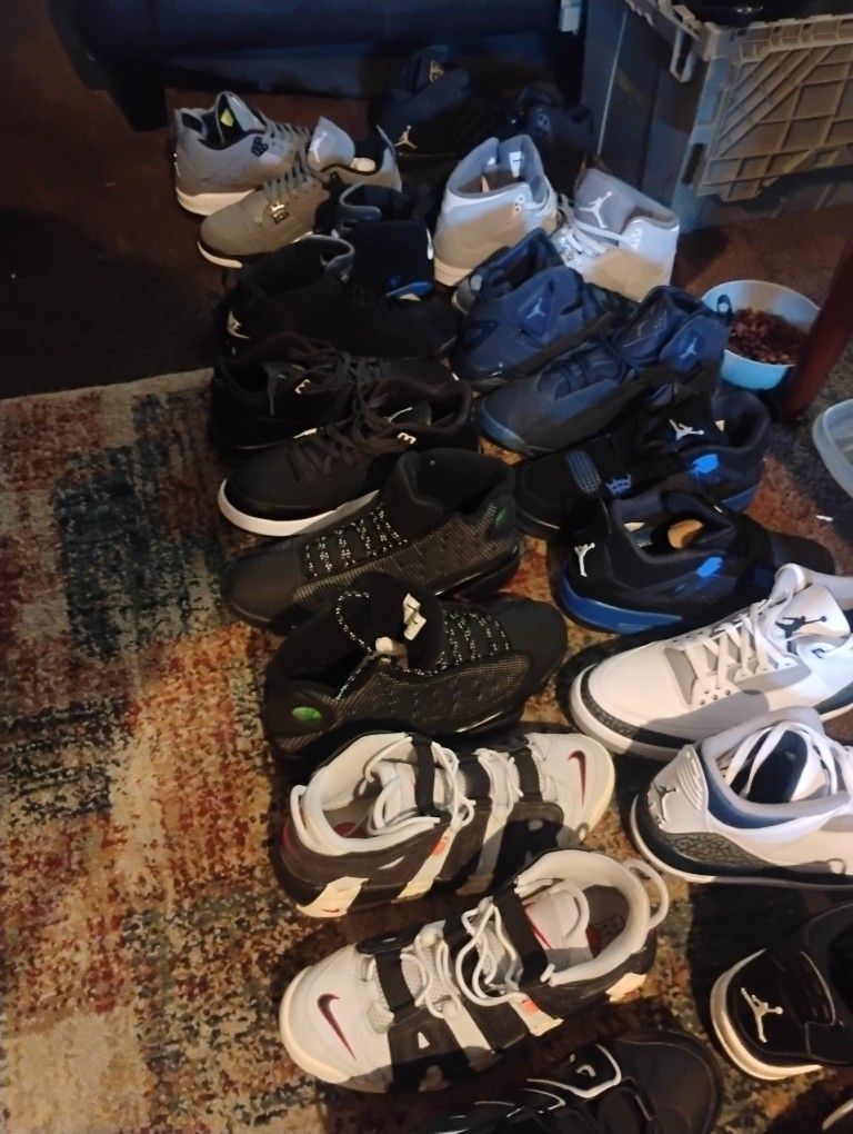 Brand New Jordans And A Pair Of Timberland Sizes11,11.5,12,13