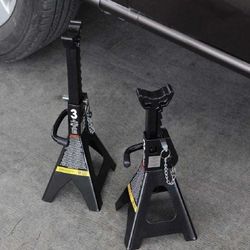 Dual Two-Ton Jack Stands Strength and Balance Together! draw take