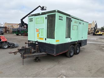 1998 Atlas copco 1600 cam Air Compressor Trailer, Diesel, XASE1600, Atlas Copco, Pintle Hitch Air Compressor Trailer, Diesel, XASE1600, Atlas Copco,