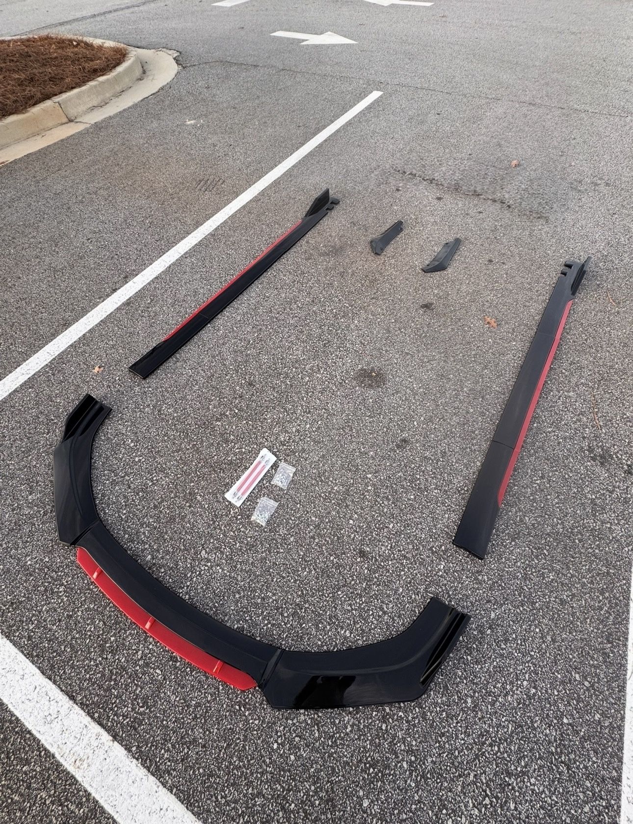 Universal Lip + Side Skirts Kits – Black/Red/Blue/Carbon