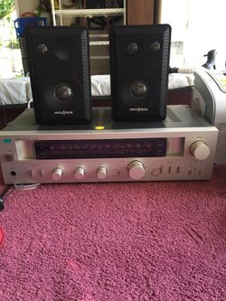 Sansui Stereo Receiver w/ Insignia Speakers