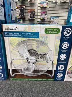 20" High Velocity Floor Fan
