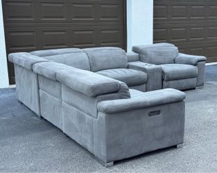 🛋️ Sofa/Couch Sectional - Electric Recliners - Microfiber - Delivery Available 🚛