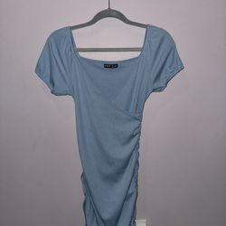Women’s Medium Baby Blue Body Con Dress 