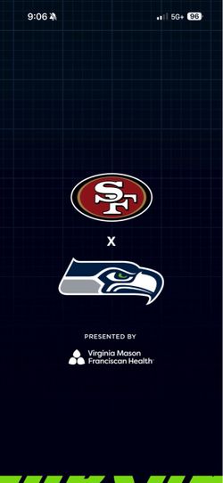Seahawks vs San Francisco - Sunday 10/11