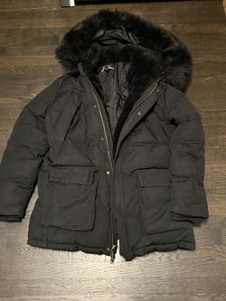 Bismarck Heavy Black Parka Jacket 