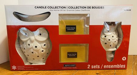 Ashland OWL Candle Collection Wax Warmer 4-Piece Set