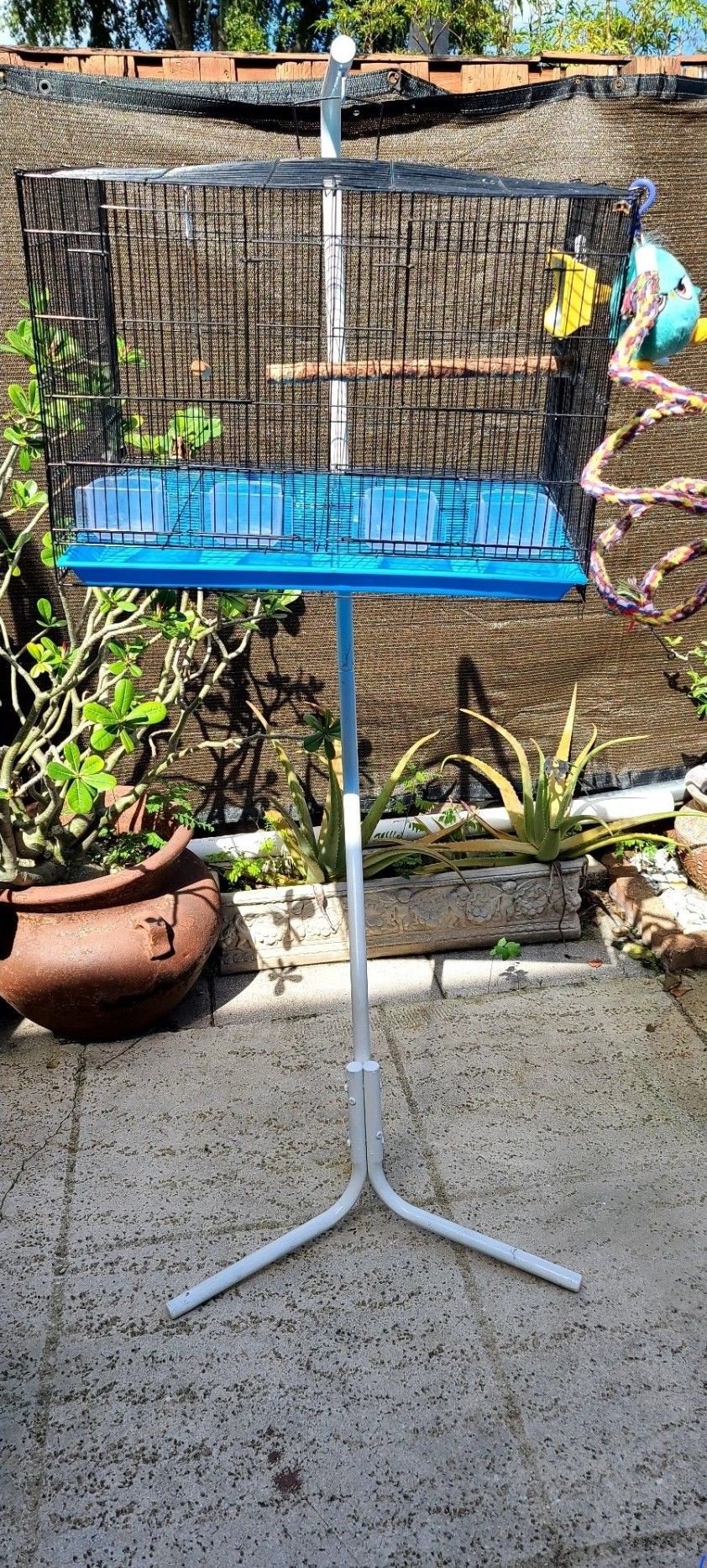 Large Bird Cage With Stand