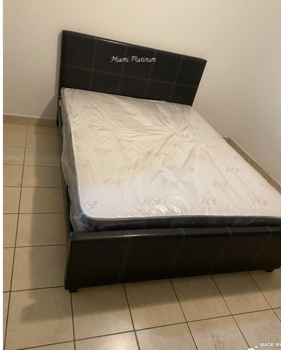 Queen Bed With Mattress /// Financing Available