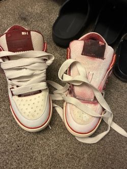 Amiri MA-1 Sneakers White Red Crystal