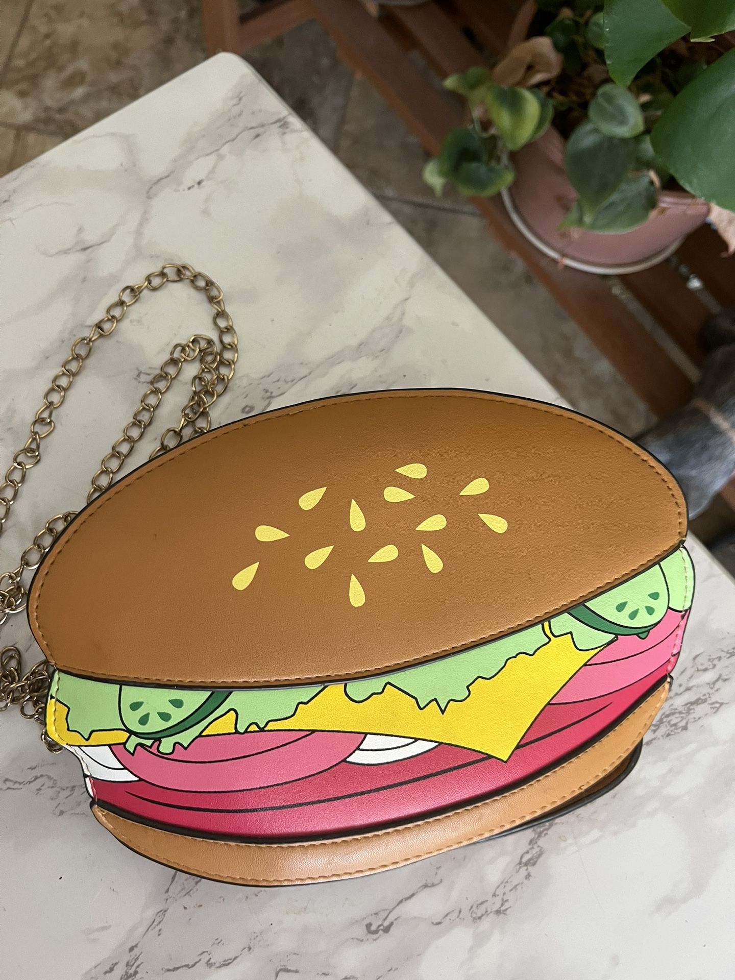 Burger Crossbody Packs Makeup Pouch Bag Shoulder Bag Crossbody Sling Bag Purse