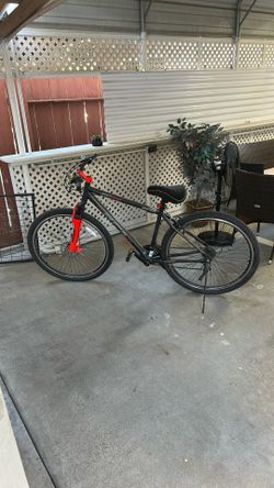 Red and Black Mountain Bike 