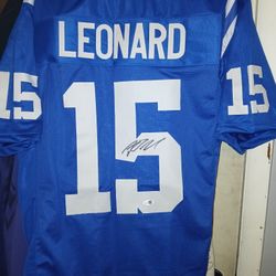 Riley Leonard Rookie Jersey Auto 
