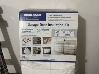 NEW Insulfoam Garage Door Insulation Kit – 8 Panels – Fits 8' or 9' Doors