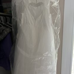 White Dress Size 10 Girls 
