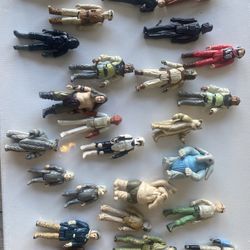 Vintage Star Wars Figures + Millennium falcon