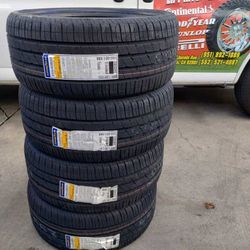 Tesla Tires New Goodyear F1 Asimetric 255 40R20 $820 Set Of Four Install Mount And Balance 