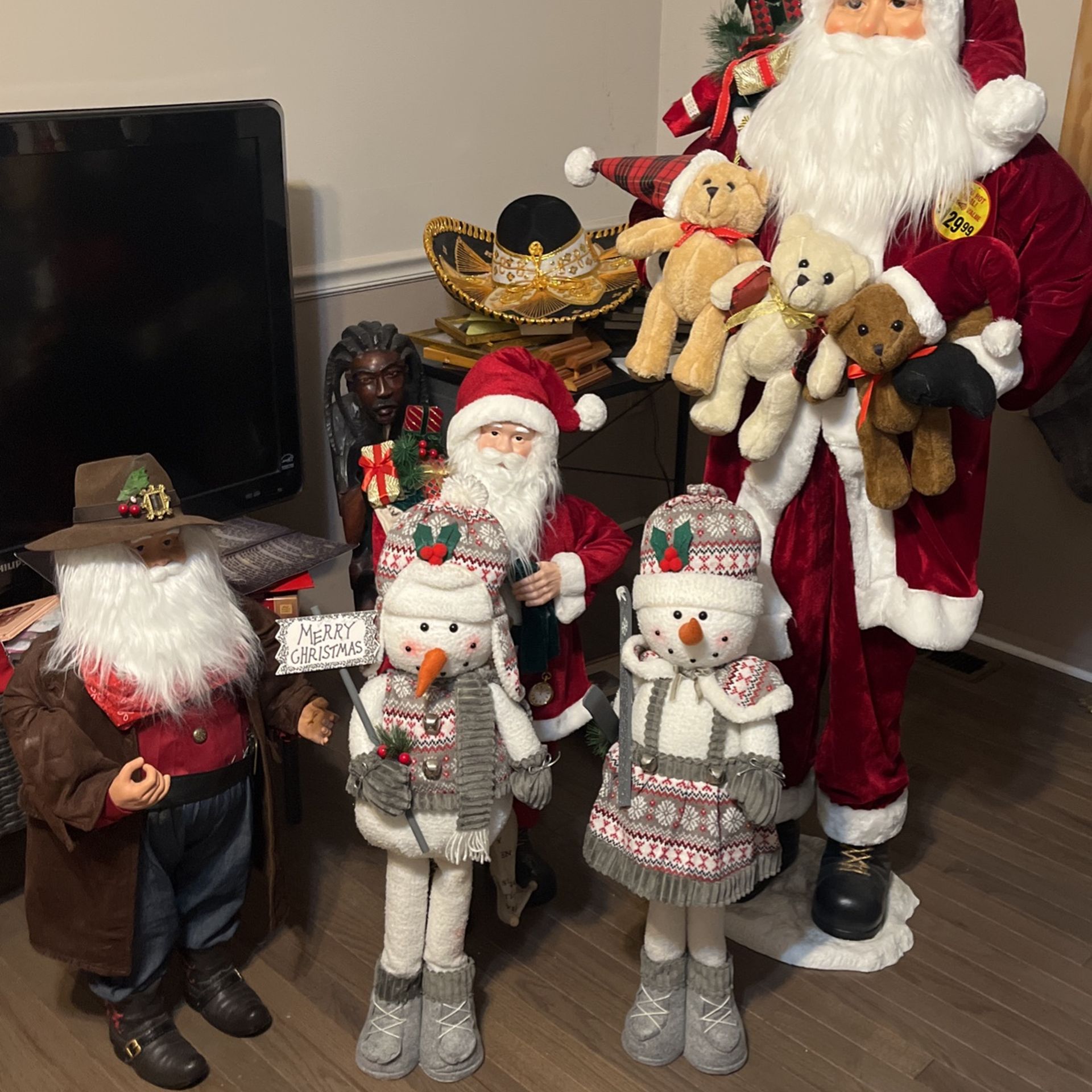 Santa and Helpers