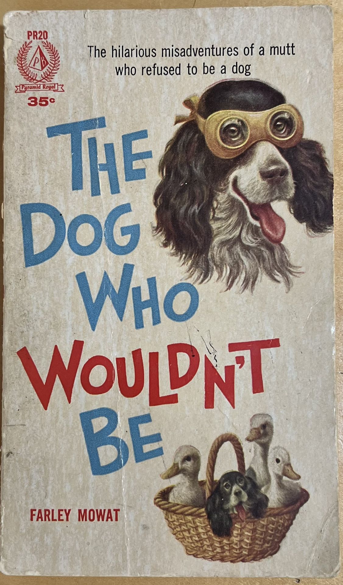 Antique Vintage 1959 The Dog Who Wouldn't Be by Farley Mowat – $5