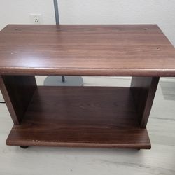 Wooden TV stand With Wheels 
