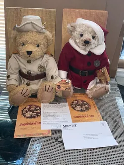 THE BEARS OF SAGAMORE HILL- THE SANTA BEAR - THE ROUGH RIDER BEAR NIB