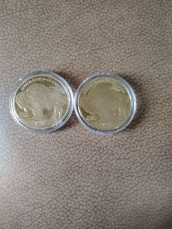 24kt gold Buffalo