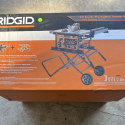 Ridgid 10 inch Pro Jobsite Table Saw with Folding Stand
