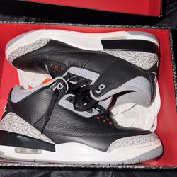 Black cement 3s size 10